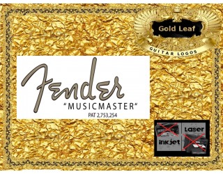 Fender Musicmaster Bass Guitar Decal #117g